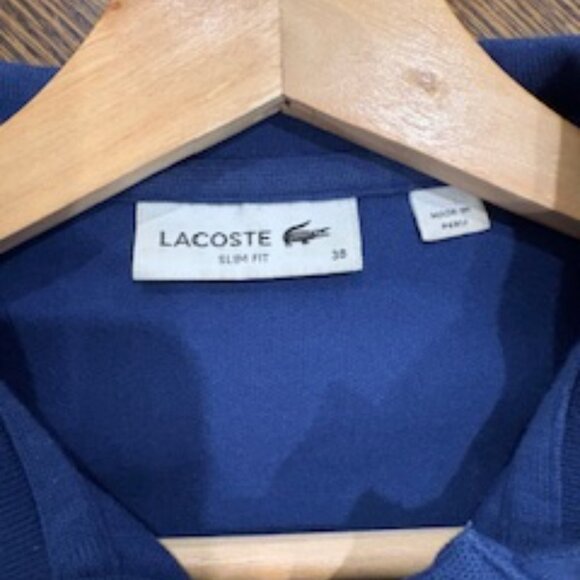 Lacoste Classic polo l/s slim fit sz 38 - Picture 7 of 13